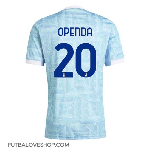 Dres Juventus Lois Openda #20 Preč 2025-26 Krátky Rukáv